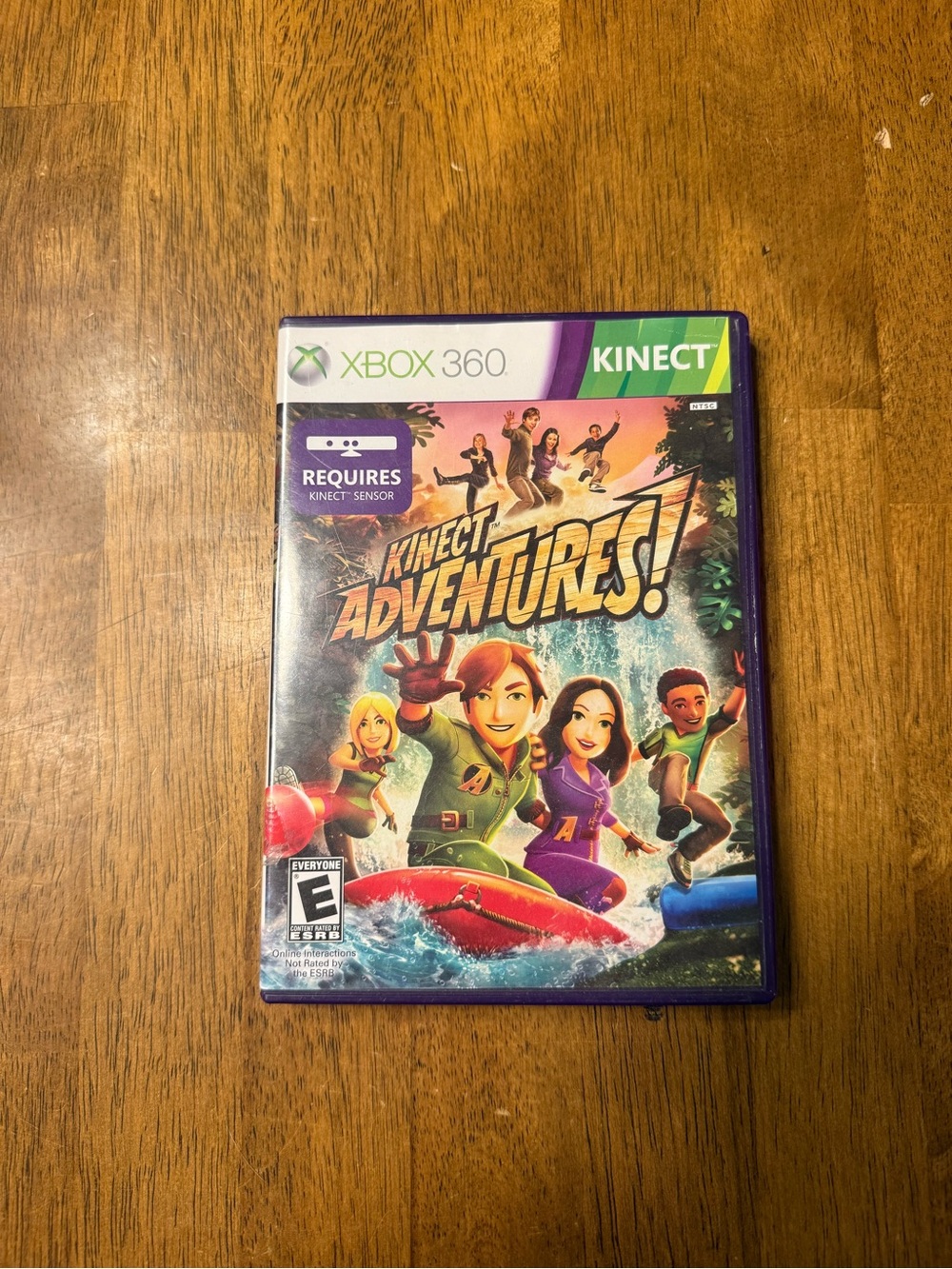 Xbox 360 Kinect Adventures! - Purple Game Case
